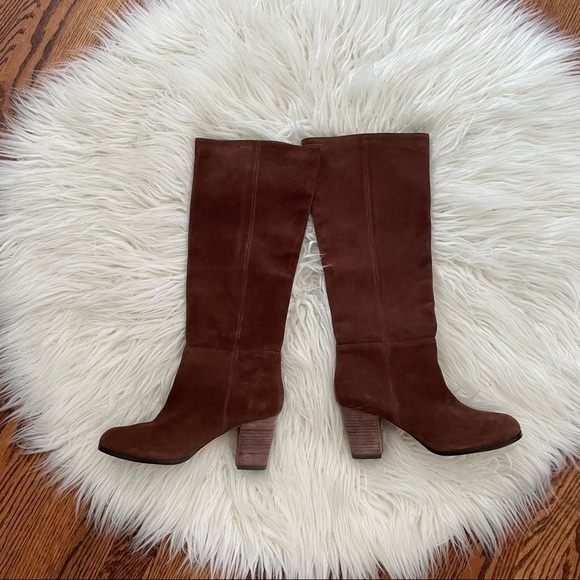 Cole Haan Nike air Cassidy chestnut brown suede boots‎ size 8.5 NWOB - Picture 1 of 9